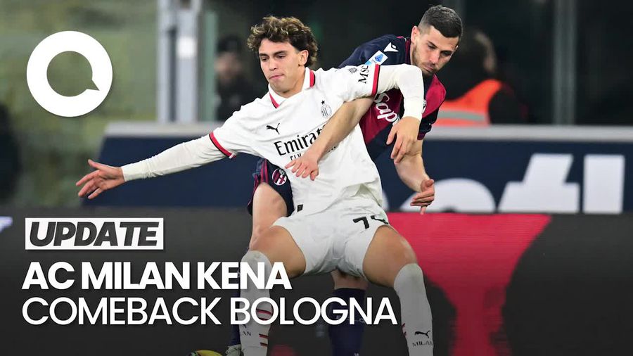 Video AC Milan Kena Comeback Bologna, Rossoneri Tumbang 1-2