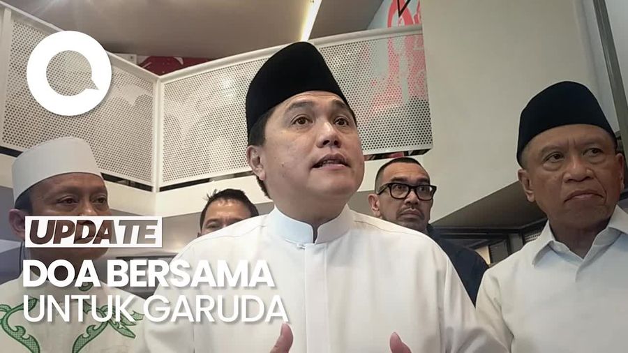 Video Doa Bersama Untuk Garuda di GBK, Erick Thohir: Mimpi Kita Lebih Besar
