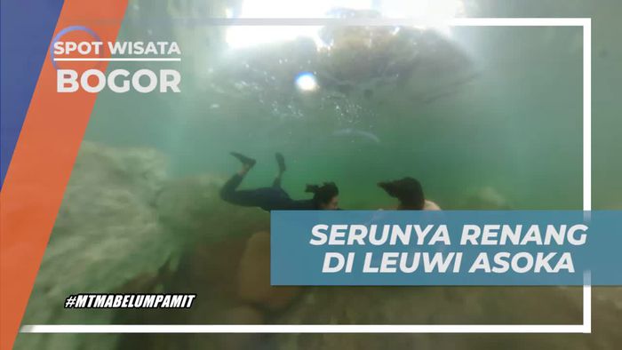Menyegarkan Diri dengan Berenang di Leuwi Asoka, Bogor