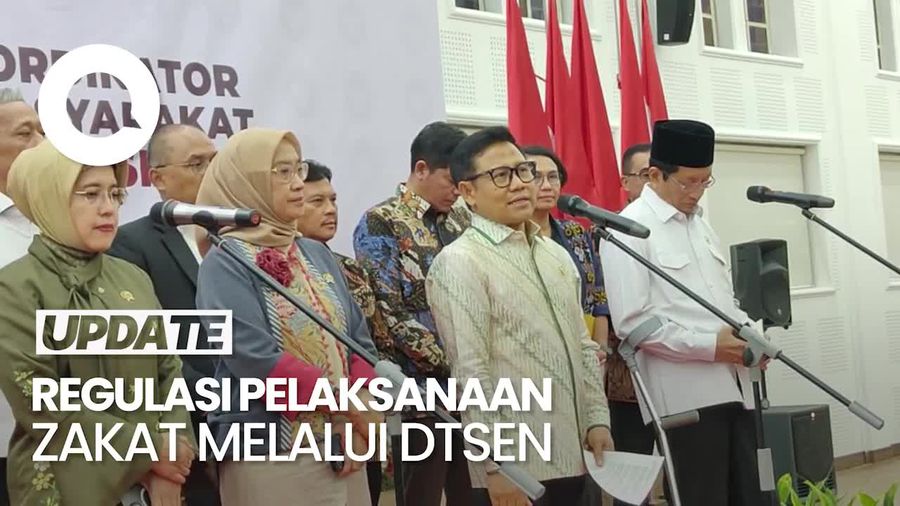 Video Menko Imin Bicara Rencana Pembayaran Zakat Libatkan DTSEN