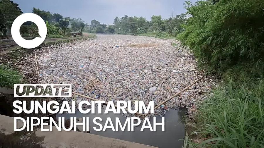 Video Sungai Citarum Jadi Lautan Sampah!