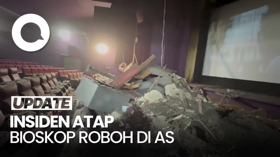Video: Atap Bioskop di AS Roboh saat Penayangan Film Captain America