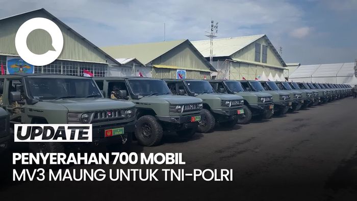Video: TNI-Polri Dapat Kendaraan Baru 700 Mobil MV3 Maung