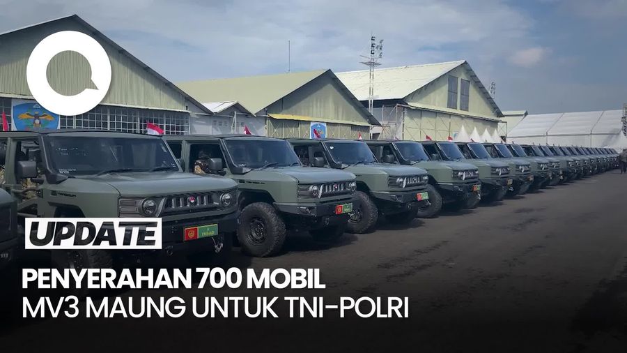 Video: TNI-Polri Dapat Kendaraan Baru 700 Mobil MV3 Maung