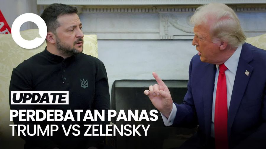 Video: Berdebat Panas, Trump Sebut Zelensky Berjudi dengan Perang Dunia III