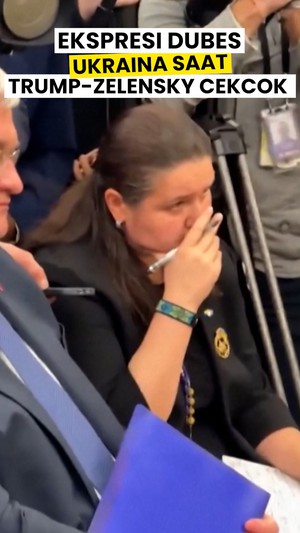 Video: Ekspresi Dubes Ukraina saat Trump-Zelenskiy Cekcok di Gedung Putih