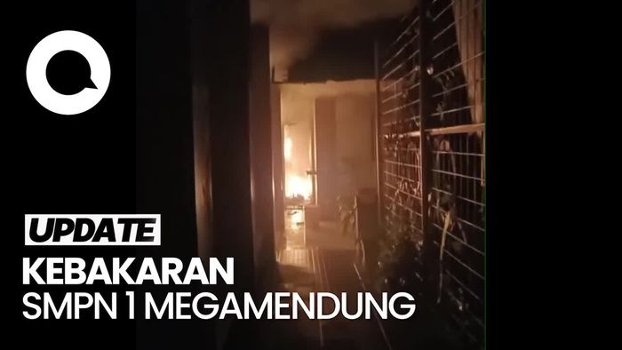 Video: Kebakaran di SMPN 1 Megamendung Bogor, Lab Komputer-Musala Ludes Terbakar