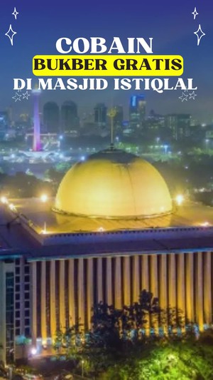 Video: Cobain Bukber Gratis Bareng Warga di Masjid Istiqlal 