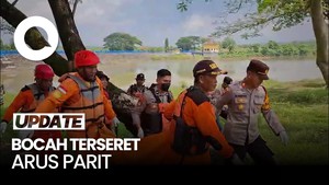 Video: Bocah Hilang Terseret Arus di Bojonegoro Ditemukan Tewas