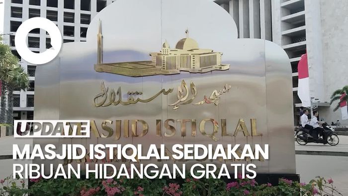 Video: Masjid Istiqlal Siapkan Ribuan Hidangan Gratis untuk Buka Puasa