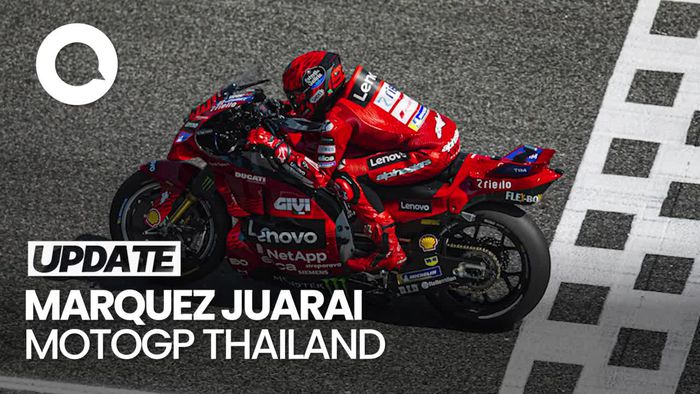 Video: Detik-detik Marc Marquez Juarai MotoGP Thailand 2025