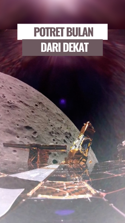 Video: Melihat dari Dekat Permukaan Bulan yang Diabadikan Blue Ghost