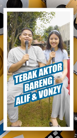 Video: Main Game Tebak Aktor Bareng Alif Rivelino dan Vonzy
