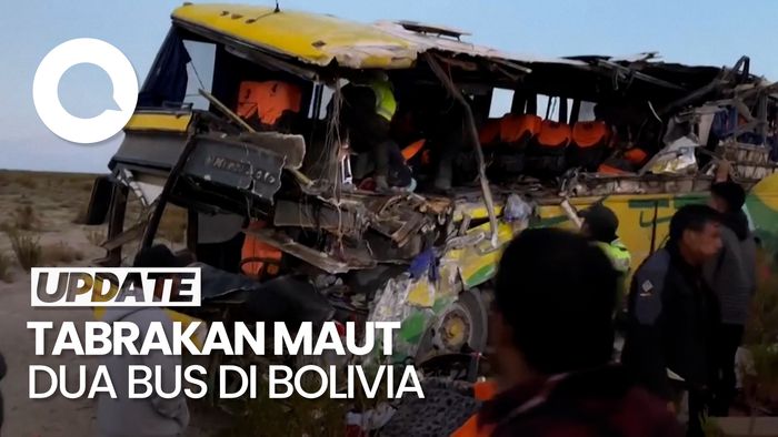Video: 37 Orang Tewas Akibat 2 Bus Tabrakan di Bolivia