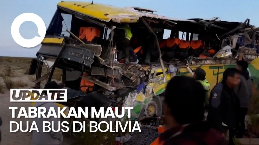 Video: 37 Orang Tewas Akibat 2 Bus Tabrakan di Bolivia