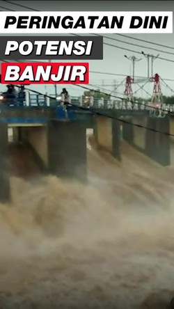 Video: Bendung Katulampa Siaga 1, Warga Diminta Waspada Banjir