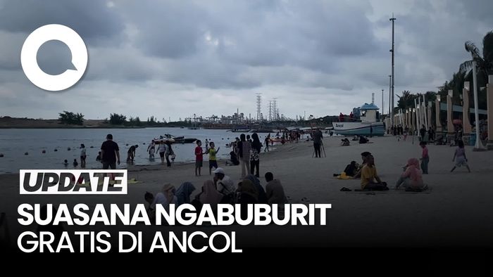 Video: Tiket Masuk Gratis Saat Ngabuburit, Ancol Ramai Pengunjung