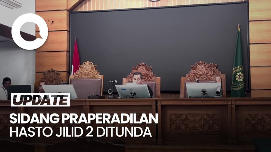 Video: Sidang Praperadilan Hasto Jilid 2 Ditunda hingga 10 dan 14 Maret