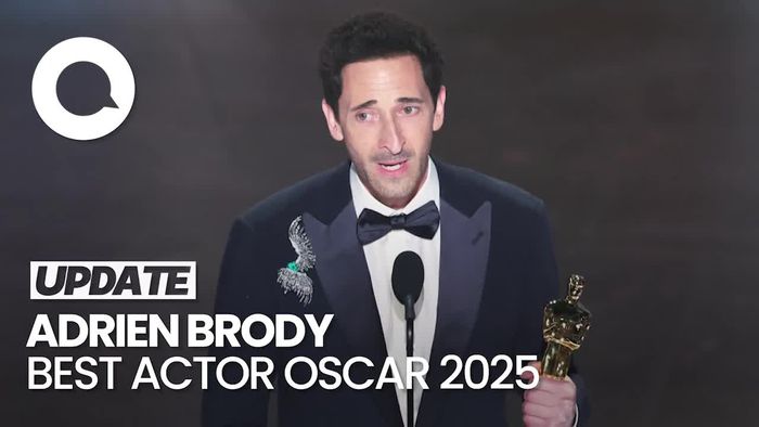 Video: Adrien Brody Bawa Pulang Lagi Best Actor Oscar setelah 22 Tahun