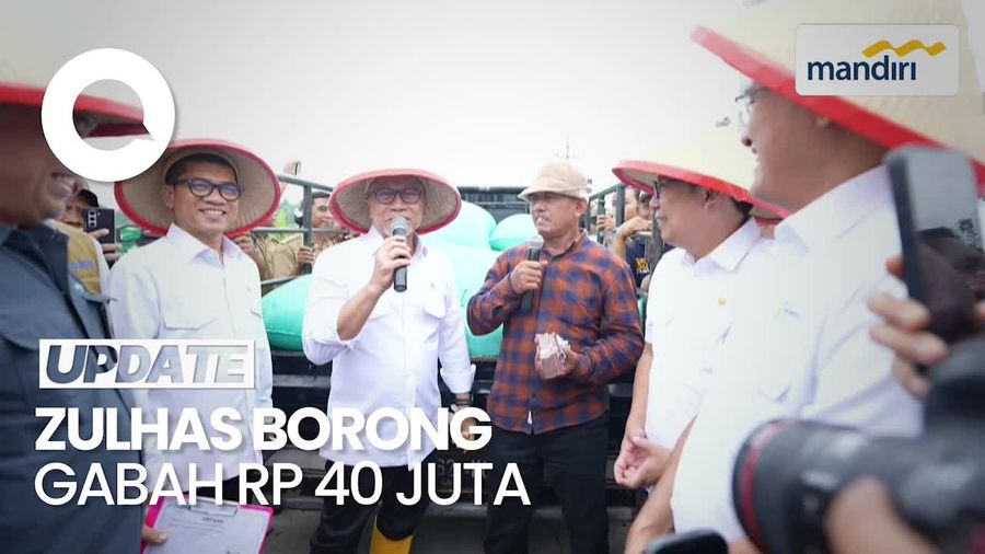 Video: Momen Zulhas Borong Gabah Petani Rp 40 Juta di #DemiIndonesia