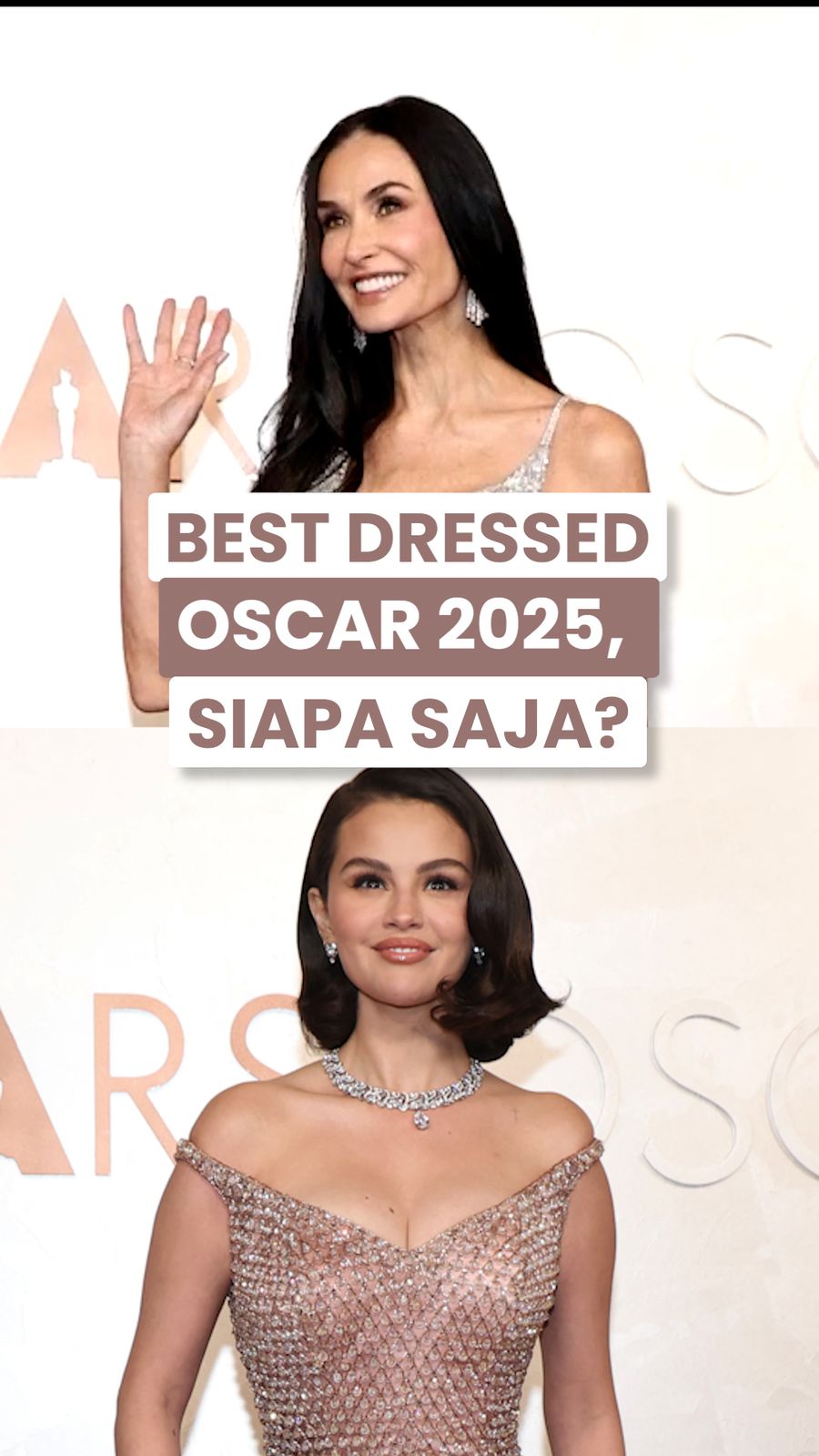 Video Pakar Fashion: Demi Moore hingga Selena Gomez Best Dressed di Oscar