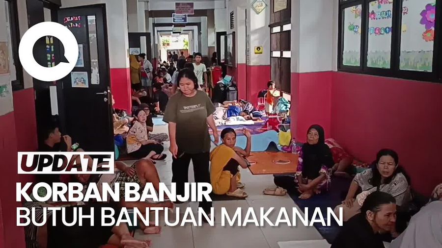 Video: Korban Banjir Kebon Pala Ngungsi di SD, Butuh Makanan Berbuka-Sahur
