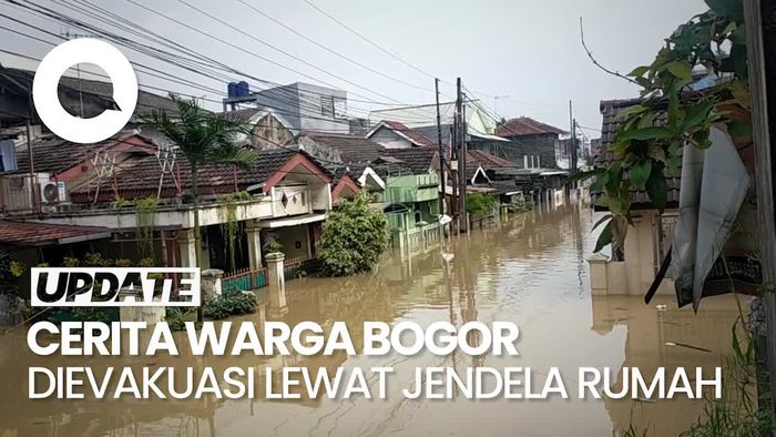 Video Cerita Warga Dievakuasi dari Banjir di Villa Nusa Indah: Jendela Dijebol