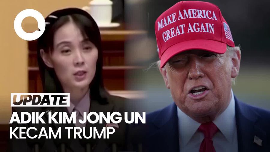 Video: Adik Kim Jong Un Kecam Trump, Buntut Kapal Induk AS Berlabuh di Korsel