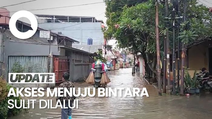 Video: Diguyur Hujan Semalaman, Duta Kranji Bekasi Banjir