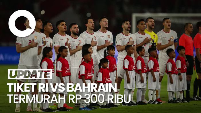 Video: Harga Tiket Indonesia Vs Bahrain Naik, Termurah Rp 300 Ribu!