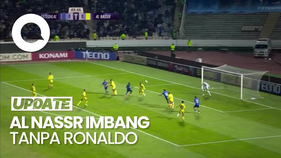 Video: Ronaldo Absen, Al Nassr Diimbangi Esteghlal