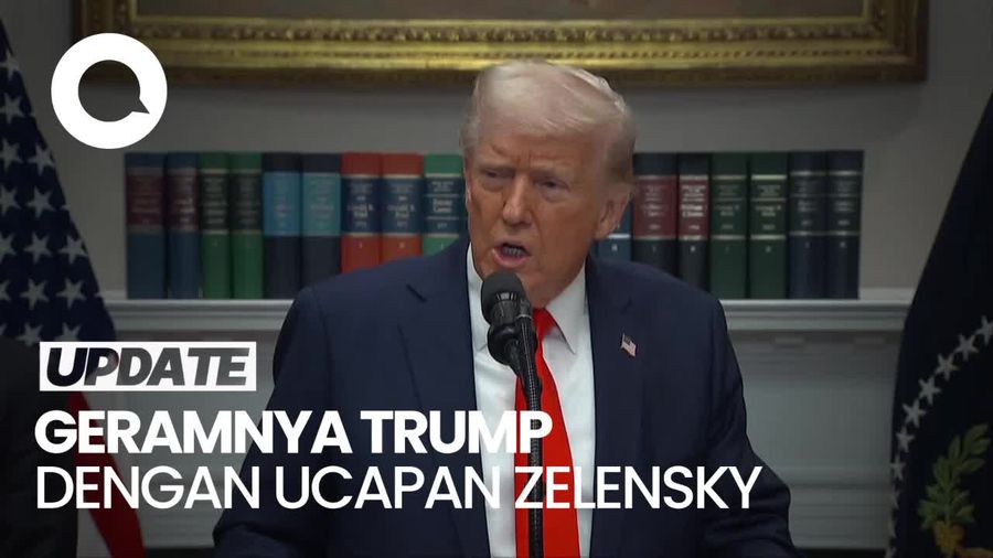 Video Geramnya Trump Gegara Zelensky Bilang Perang Ukraina Bakal Panjang