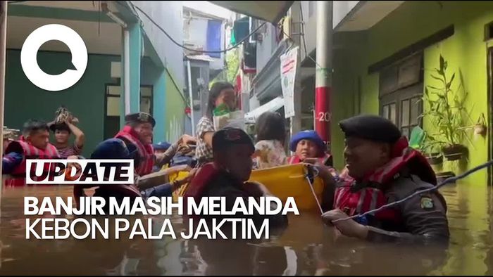 Video: Banjir Masih Rendam Kebon Pala Jaktim, Ketinggian Air Capai 2 Meter
