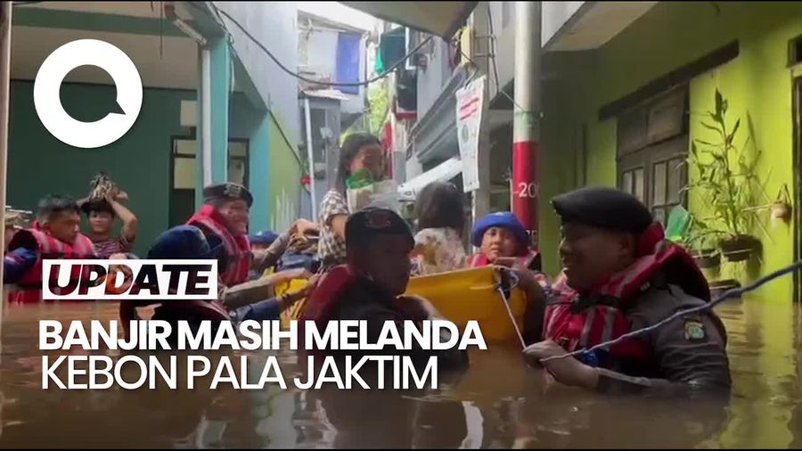 Video: Banjir Masih Rendam Kebon Pala Jaktim, Ketinggian Air Capai 2 Meter