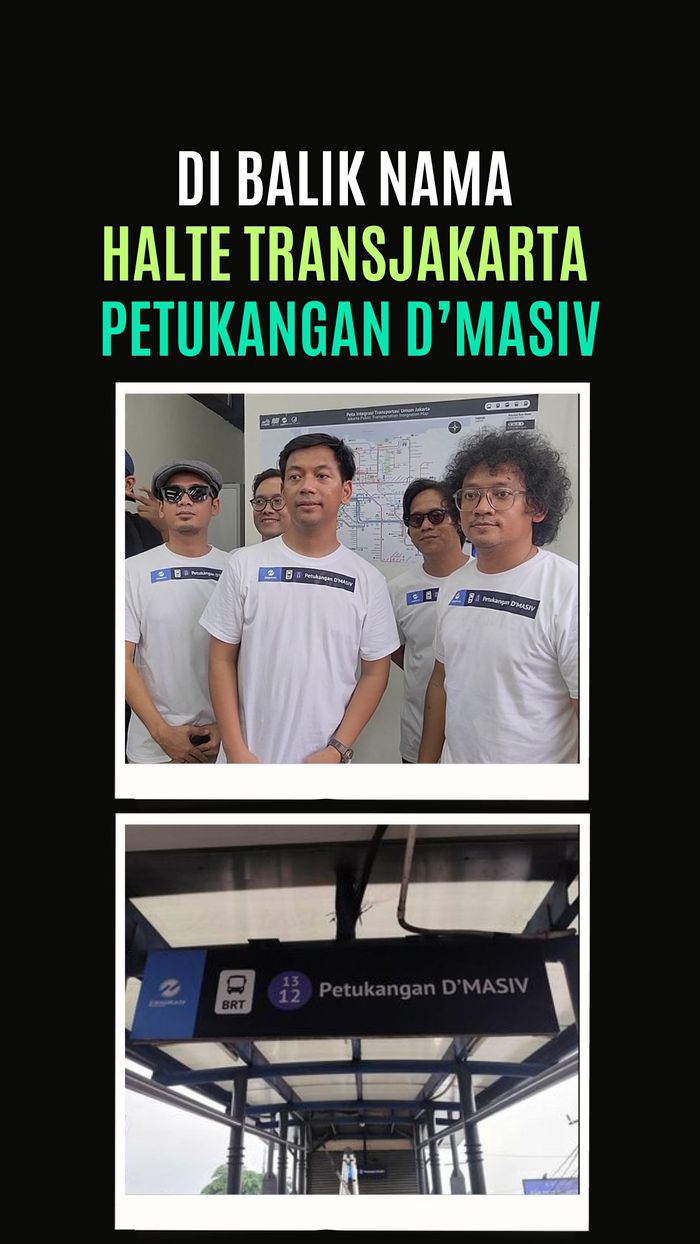 Video: Kini Nama DMASIV Terpatri di Halte TransJakarta Petukangan