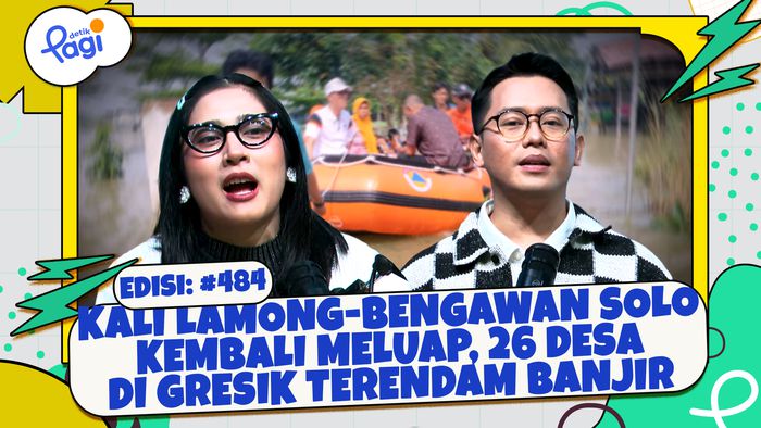 Kali Lamong-Bengawan Solo Kembali Meluap, 26 Desa di Gresik Terendam Banjir