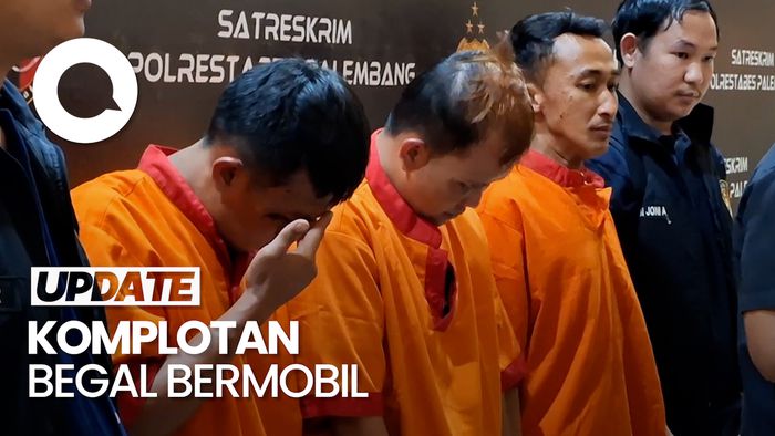 Video: Tampang Komplotan Begal Sigra Putih yang Meresahkan Warga Palembang