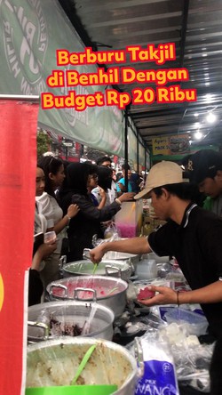 Video: War Takjil di Benhil Modal Uang Rp 20 Ribu, Bisa Dapat Ini...
