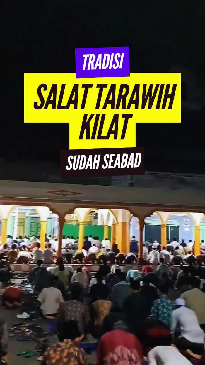 Video: Melihat Tradisi Salat Tarawih Kilat di Blitar, Cuma 12 Menit