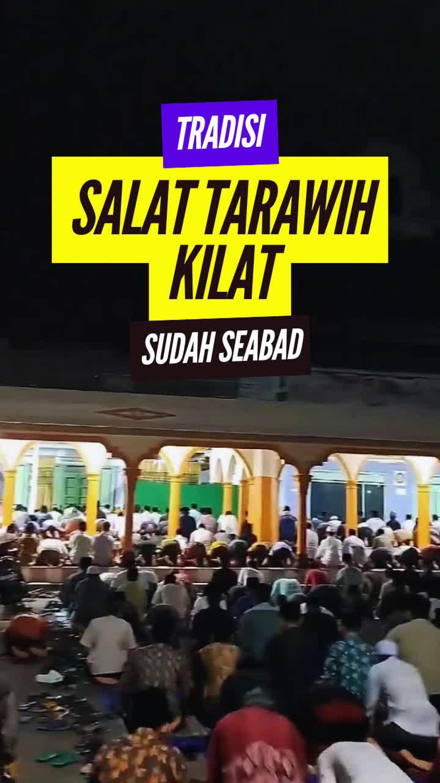 Video: Melihat Tradisi Salat Tarawih Kilat di Blitar, Cuma 12 Menit