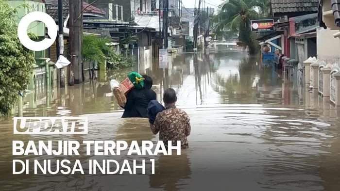 Video: Banjir Terparah di Nusa Indah 1 Bogor