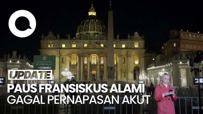 Video Laporan Vatikan: Paus Fransiskus Alami Dua Kali Gagal Pernapasan Akut