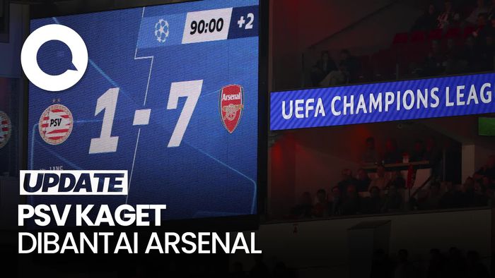 Video PSV: Kalah 1-7 dari Arsenal Itu Menyakitkan