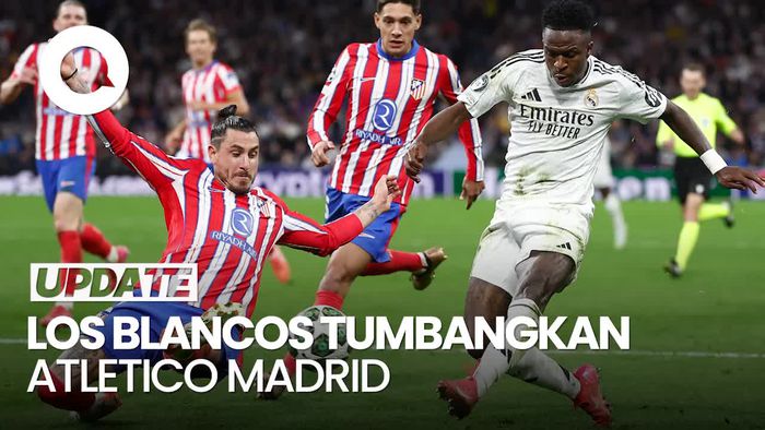 Video: Real Madrid Menang Tipis Vs Atletico Madrid, Skor Akhir 2-1