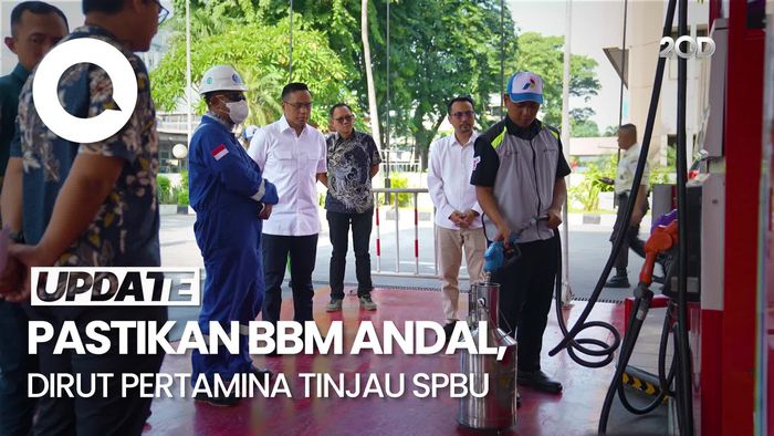 Sidak SPBU, Dirut Pertamina Pastikan Pasokan dan Kualitas BBM Aman