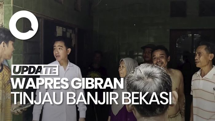 Video Gibran Tinjau Banjir di Pondok Gede Permai Bekasi