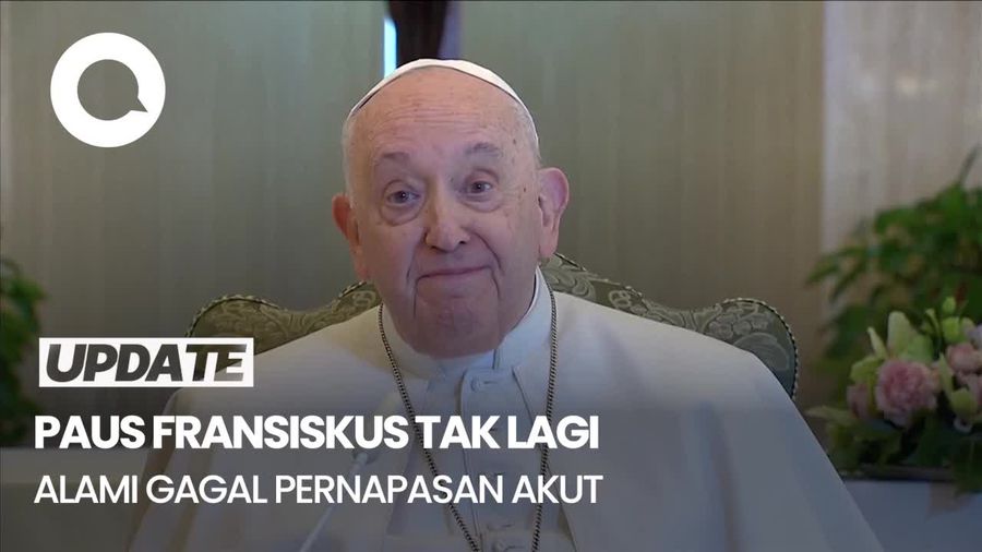 Video: Kondisi Paus Fransiskus Setelah Alami Dua Kali Gagal Pernapasan Akut