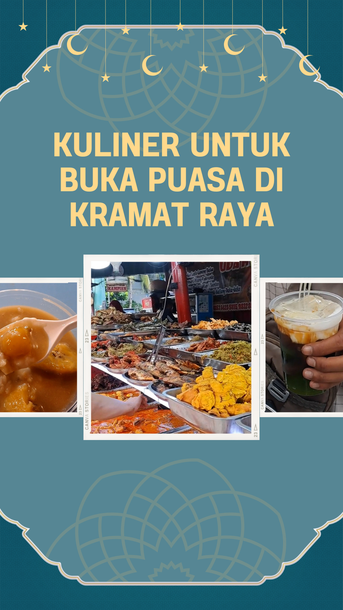 Video Berburu Kuliner untuk Buka Puasa di Kramat Raya: Es Dawet-Nasi Kapau