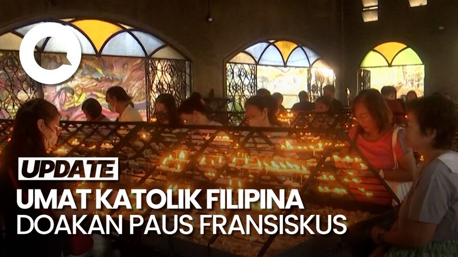 Video: Rabu Abu, Umat Katolik di Filipina Doakan Paus Fransiskus