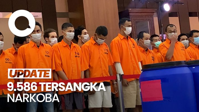 Video: Bareskrim Tangkap 9.586 Tersangka Narkoba Dalam Periode Januari-Februari